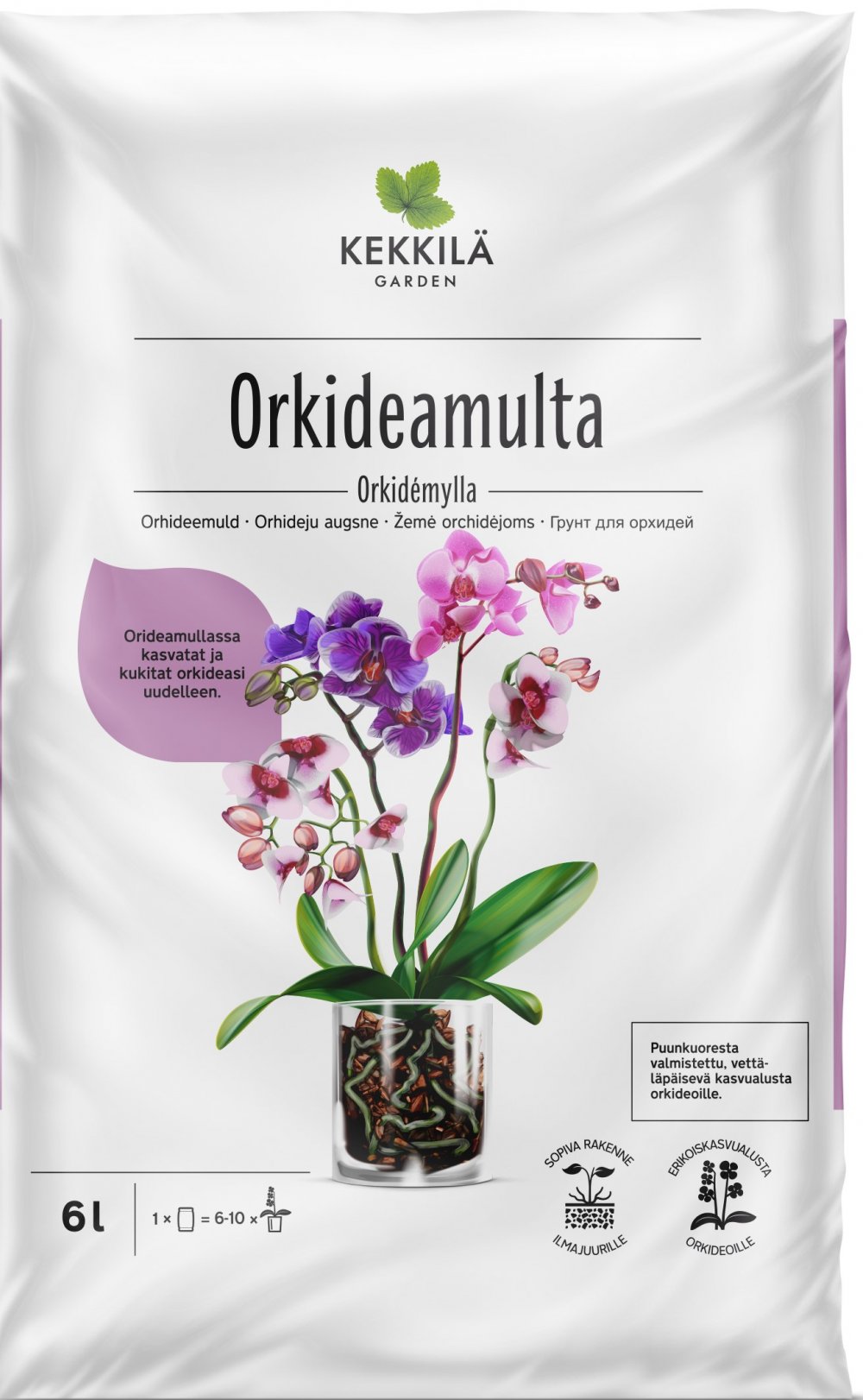 Orkideamulta 6 L