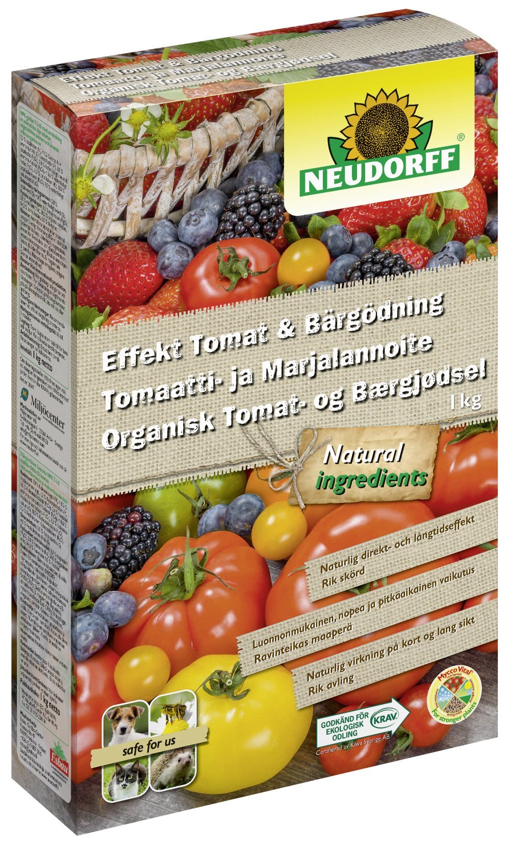 Neudorff Tomaatti- ja marjalannoite 1 kg